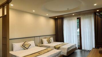 Deluxe Quadruple Room | Soundproofing, free WiFi