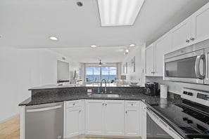 Fridge, microwave, oven, dishwasher - Stunning 2-Bedroom Gulf Front Location! (Destin)
