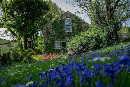 Property grounds. Mountain Cottage - sleeps 7 guests in 3 bedrooms