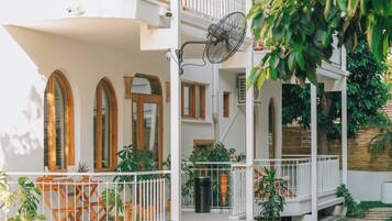 Overnatningsstedets facade