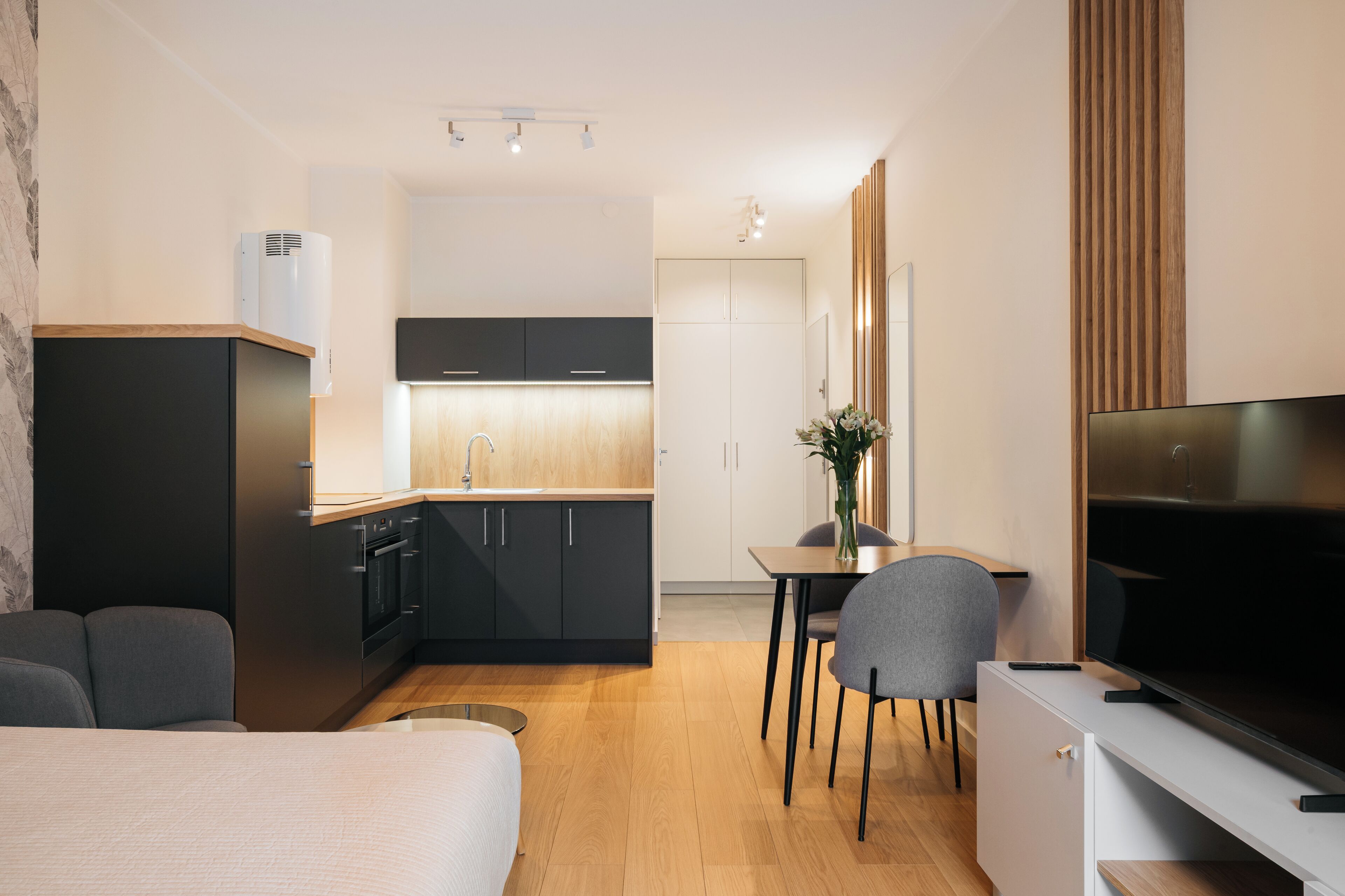 Departamento Confort | 1 habitación, tabla de planchar con plancha, cunas y wifi gratis 