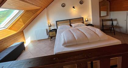 Cozy T2 Cabin + Mezzanine Apartment near Ski Slopes in Corrençon-en-Vercors