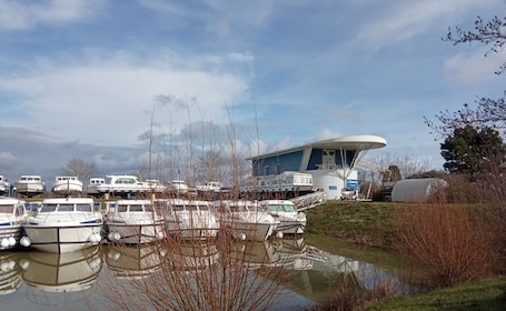 Marina. "Unique Stay on Triton 1050 Boat at Port de Plaisance, Pontailler-sur-Saône"