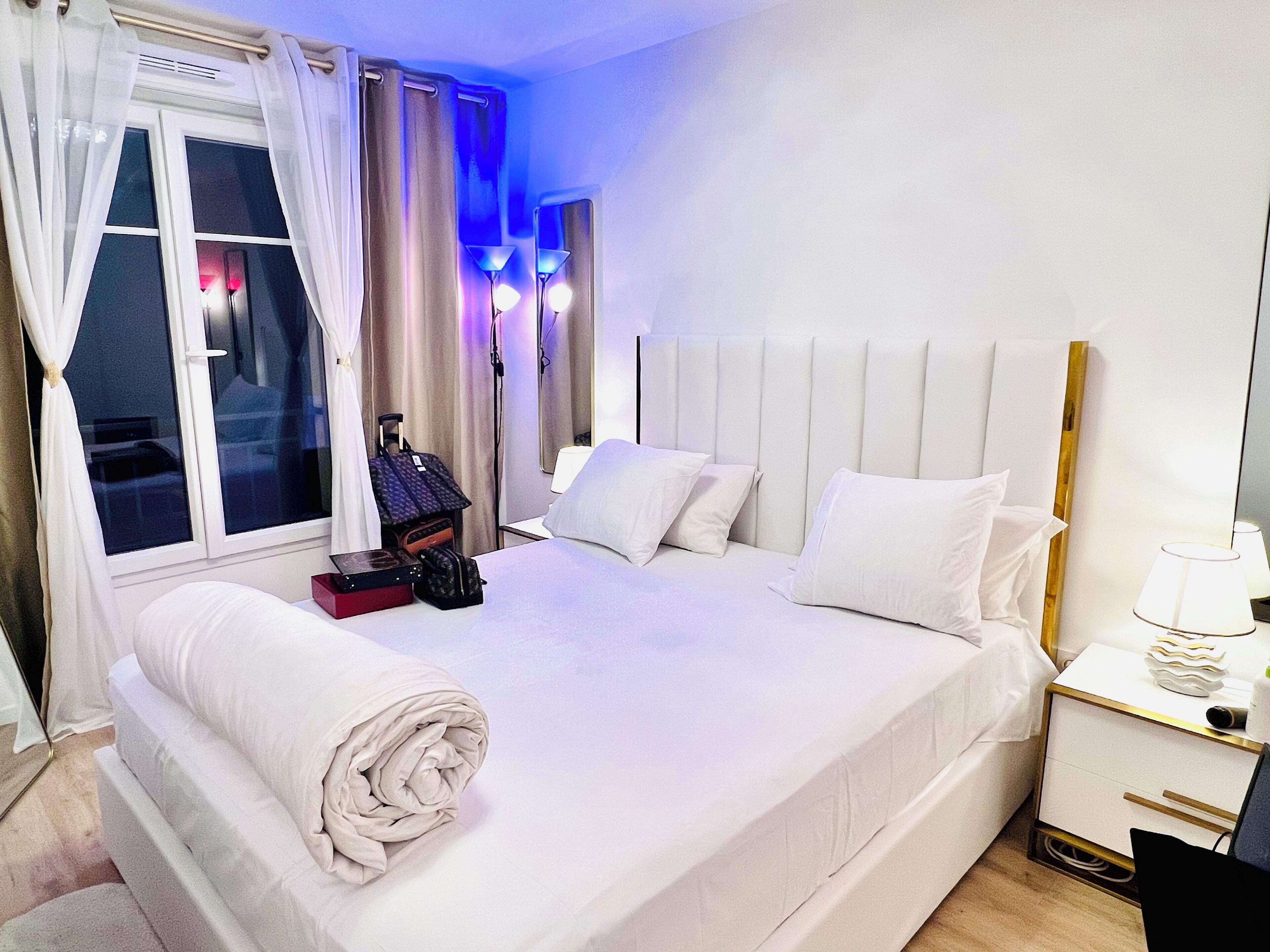 Apartment, 2 Bedrooms, City View | Desk, laptop workspace, iron/ironing board, free WiFi