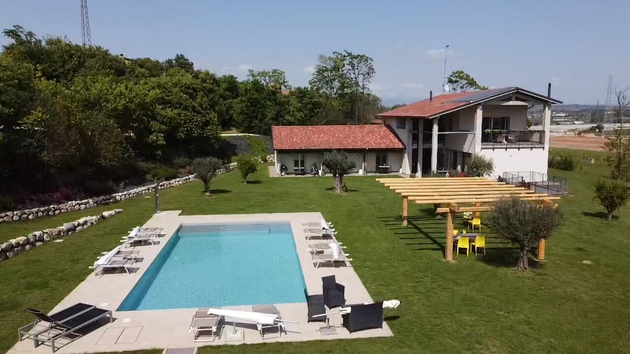 Blick von der Unterkunft