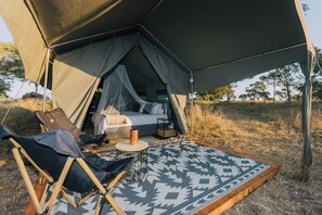Luxury Tent | Terrace/patio - Kruger Untamed - Satara Plains Camp (MP)