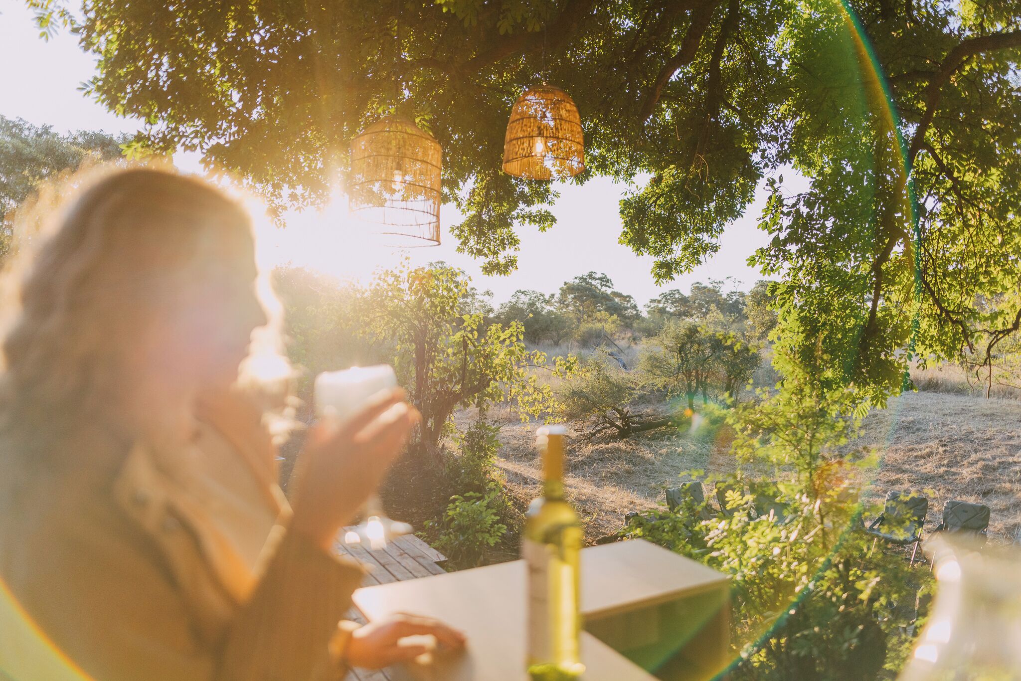 Blick von der Unterkunft