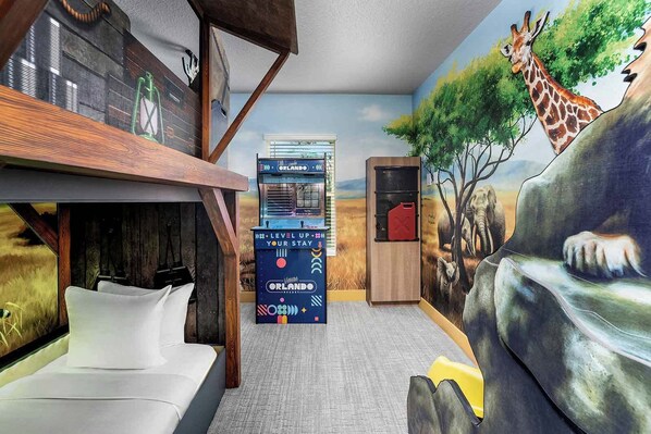 4 slaapkamers, een strijkplank/strijkijzer, wifi, beddengoed