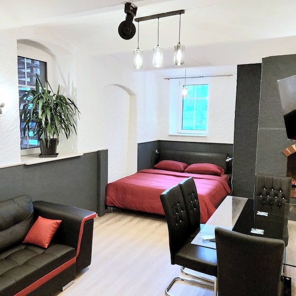 Suite estudio de diseño | Wifi gratis y ropa de cama