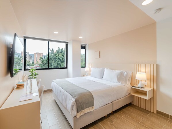 Apartment | 1 bedroom, Internet - w Radiant Loft w Modern Deco in Laureles (Medellín)