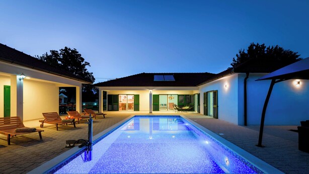 Una piscina climatizada