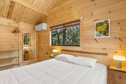 Deluxe-Ferienhütte, 2 Schlafzimmer, Kochnische