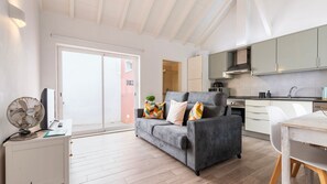 TV, fireplace - Cozy Retreat w/ Patio Near Sintra by LovelyStay (Colares)
