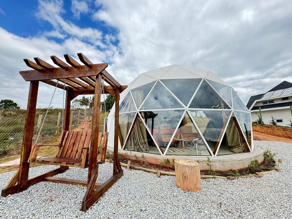 Fassade der Unterkunft