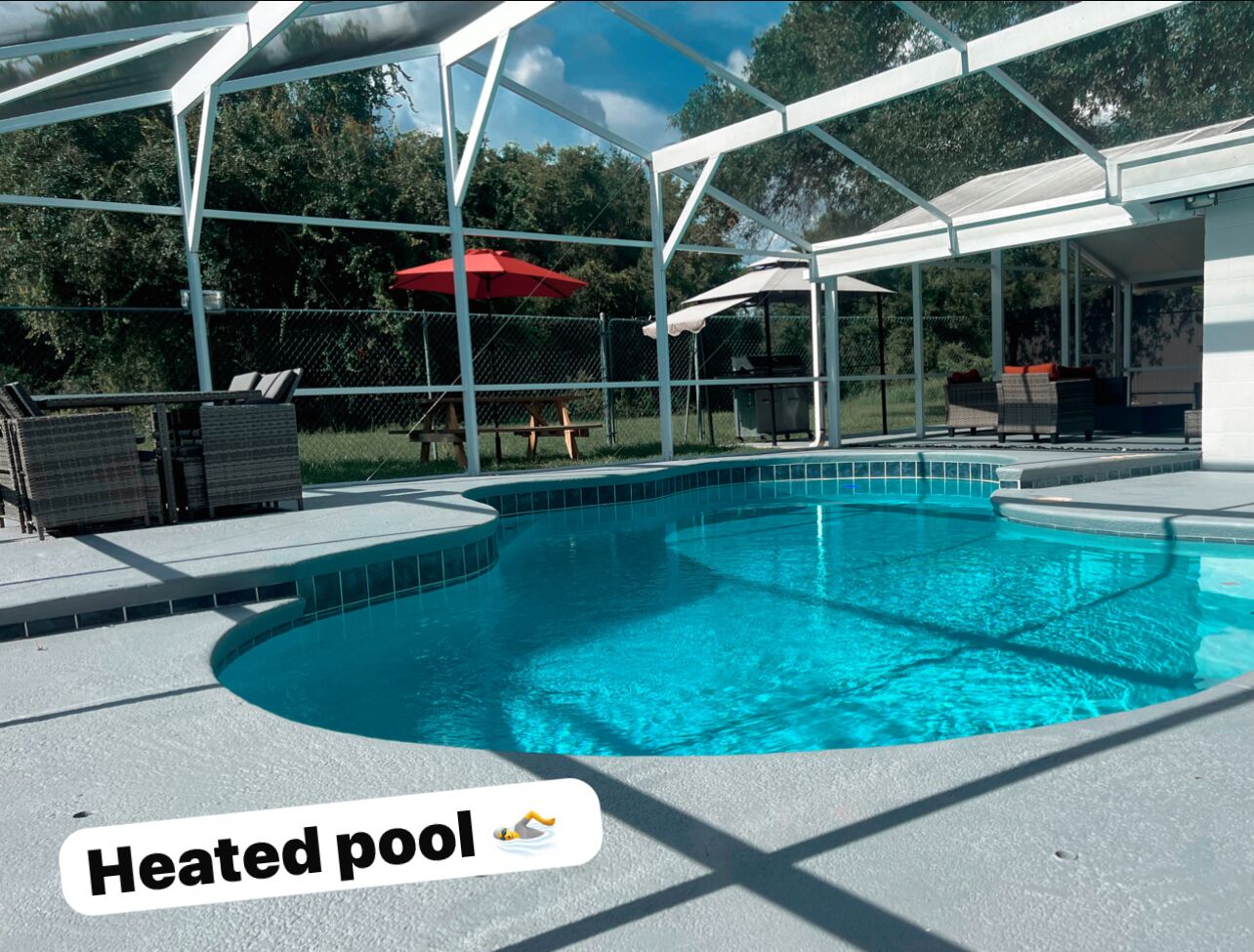 heated pool