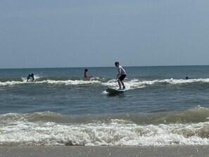 Sun-loungers, beach towels