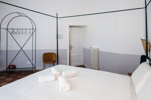 2 bedrooms, desk, iron/ironing board, travel cot