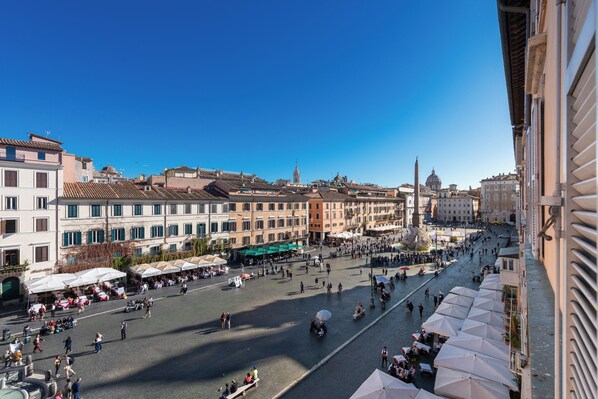 Udsigt fra overnatningsstedet