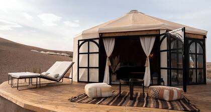 The First Agafay, next to Marrakech, luxury in the middle of the desert in yurts