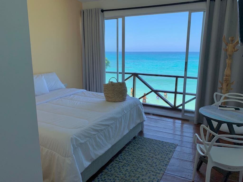 Chambre Double Standard, balcon, vue mer