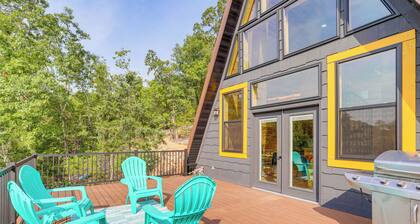 A-Frame Hardy Cabin w/ Spring River Views!