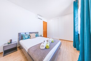 3 sovrum, värdeförvaringsskåp på rummet och strykjärn/strykbräda