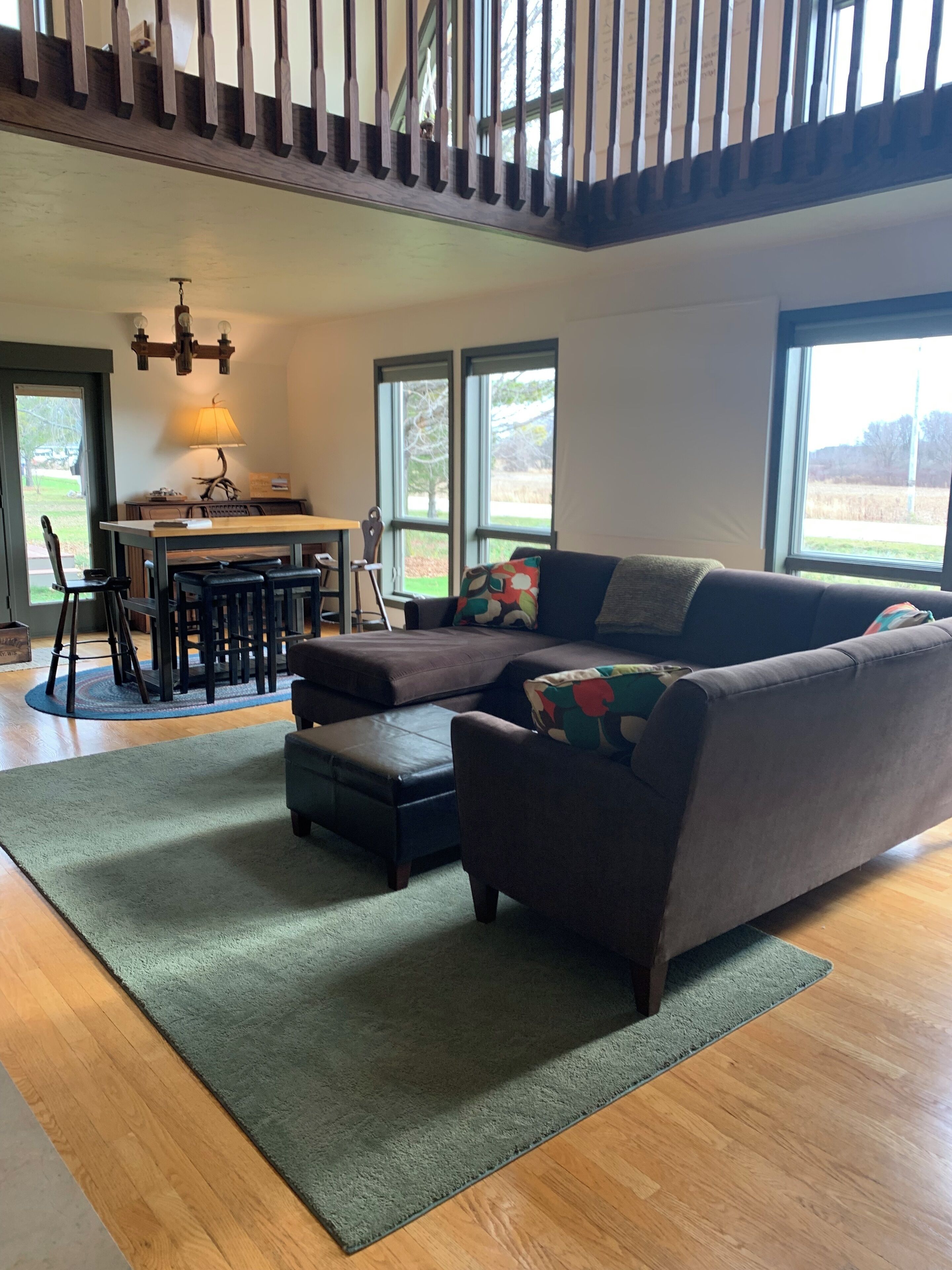 TV connectée, cheminée