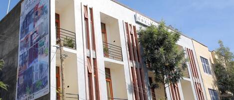 Voorkant van accommodatie