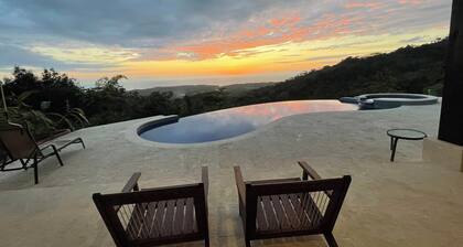 6Bdrm/7Bath Rainforest Oceanview Lux Estate Walking Distance to Downtown Uvita!