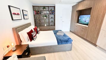 1 makuuhuone, silitysrauta/-lauta, Wi-Fi, vuodevaatteet