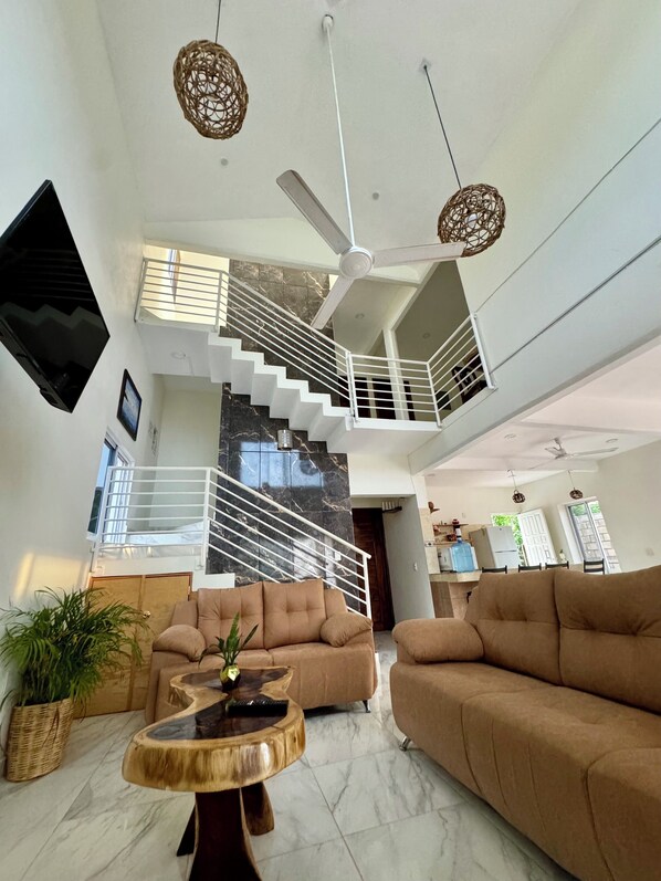 Living area - Hermosa casa cerca de Punta Zicatela (Puerto Escondido)