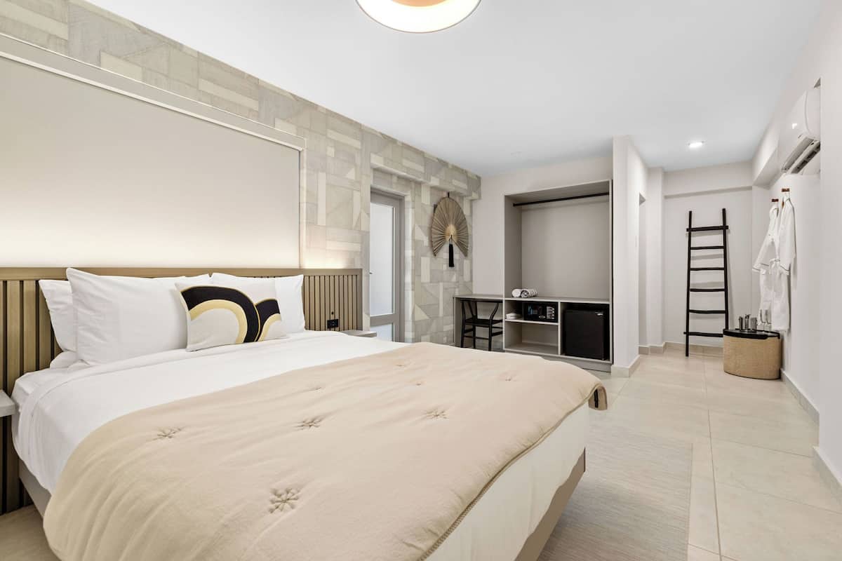 Biancheria da letto di alta qualità, una cassaforte in camera