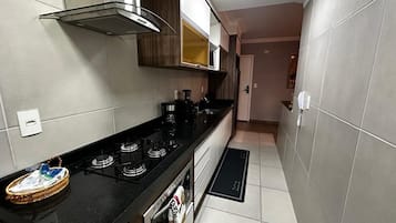 Microwave, oven, stovetop, blender