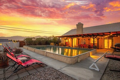 Escape to Serenity: 3-Bed, 2-Bath Home with Heated Pool and Views + WiFi and AC