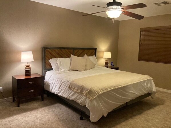 2 bedrooms, desk, free WiFi, bed sheets