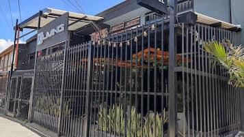 Majoituspaikan julkisivu