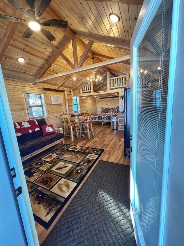 Interior - Private Getaway Cabin #1 at The Lodge at Devils Tower (Hulett)