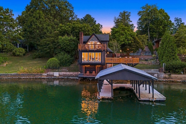 Exterior - Lakefront Escape, Dock Access and Mountain Views! (Nebo)