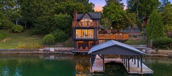 Lakefront Escape, Dock Access and Mountain Views!