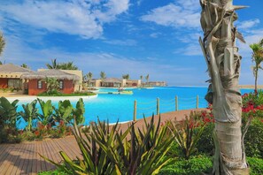 Outdoor pool - Oceanfront Golf Condo includes access to all amenities shown! (Cabo San Lucas)