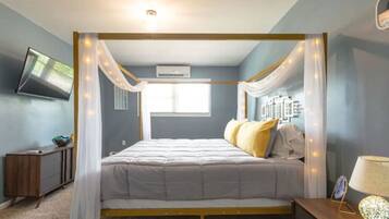 2 habitaciones, escritorio, wifi y ropa de cama
