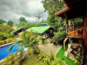 Cabane Exclusive | Vue depuis le balcon