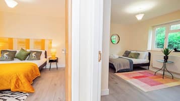 2 bedrooms, iron/ironing board, travel crib, WiFi