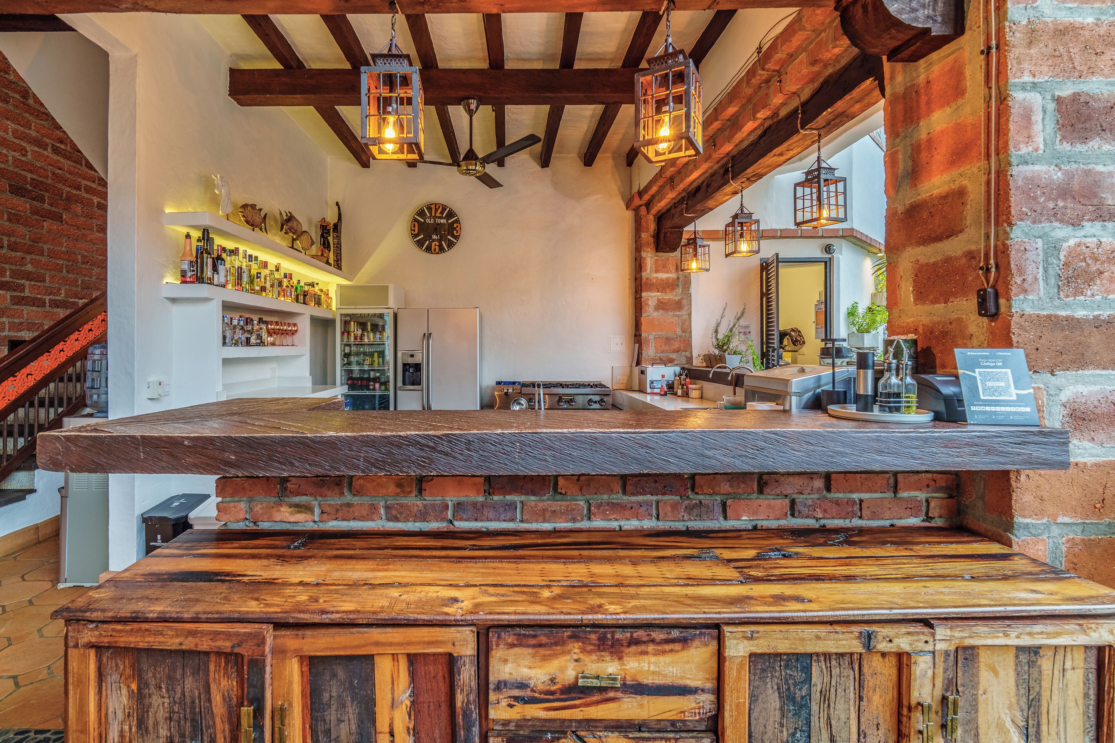 Poolside bar