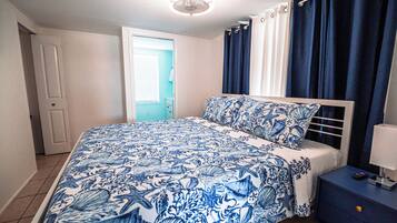 2 bedrooms, iron/ironing board, free WiFi, bed sheets