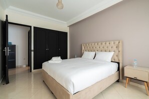 2 Schlafzimmer, Zimmersafe, Bügeleisen/Bügelbrett, Reisekinderbett
