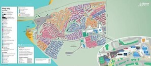 Property map - Rockley Park Poole caravan-3Bed-On site Activities (Poole)