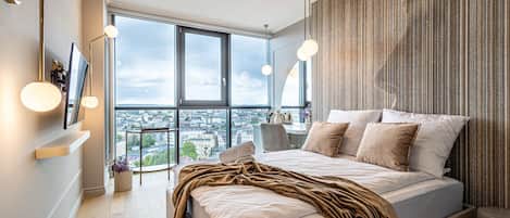 1 slaapkamer, een bureau, een strijkplank/strijkijzer, gratis wifi