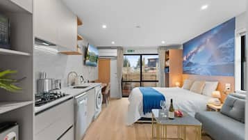 1 makuuhuone, työpöytä, silitysrauta/-lauta, ilmainen Wi-Fi