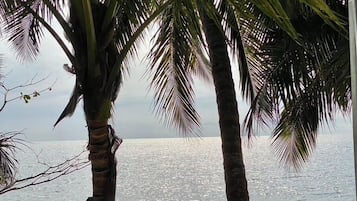 En la playa